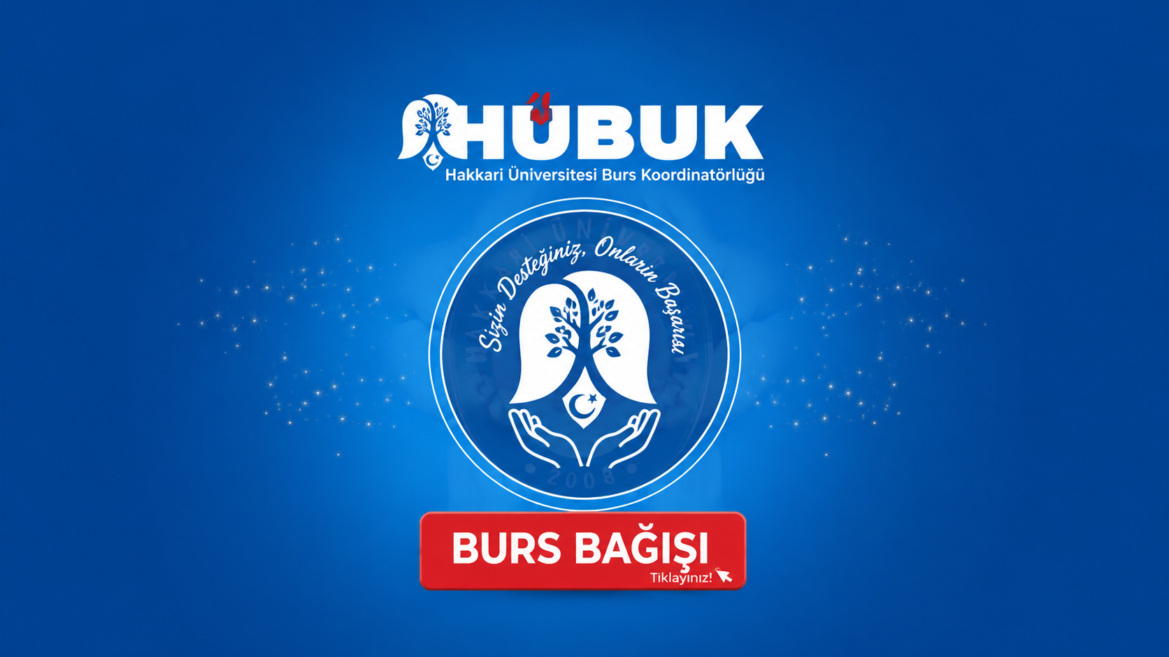 Hakkari Üniversitesi Burs Koordinatörlüğü bağış çağrısı görseli